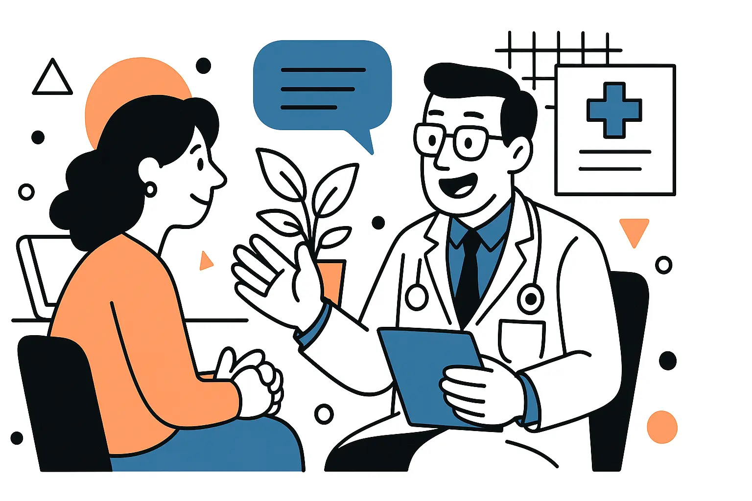 Pharmacy management dashboard illustration